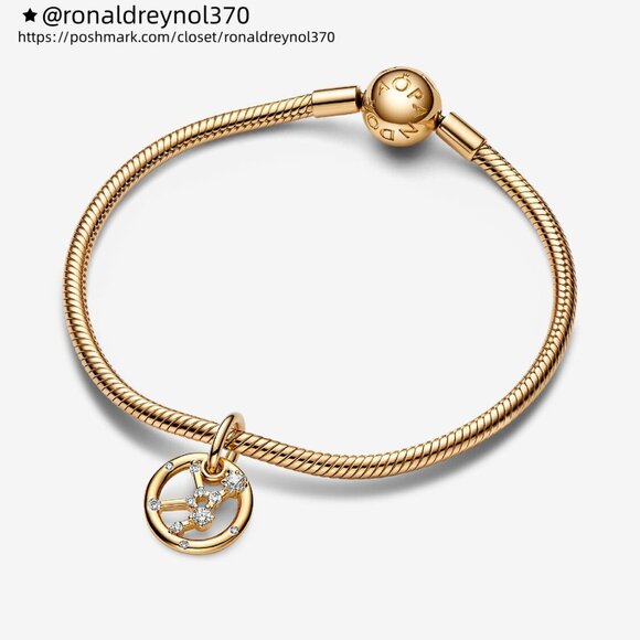 Pandora Virgo Zodiac Dangle Charm - Picture 2 of 6